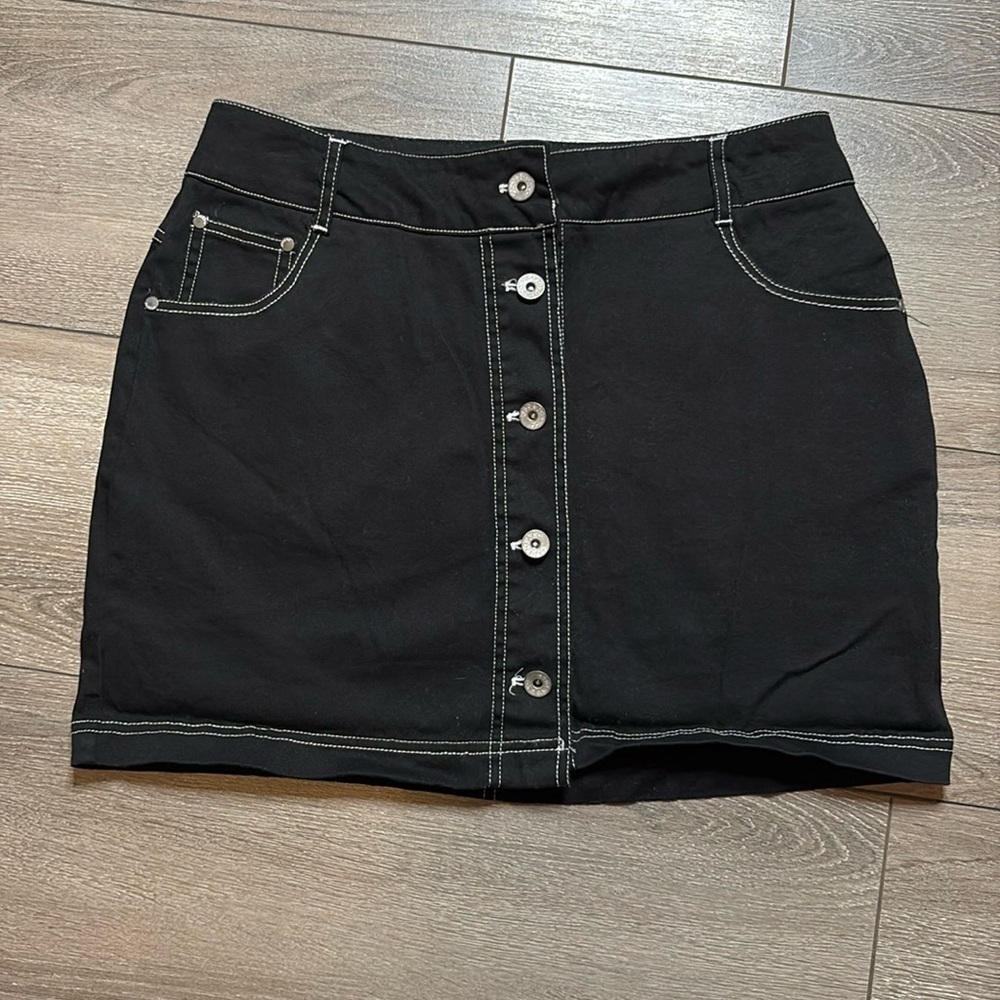 Ardene Denim Button Down Light Skirt